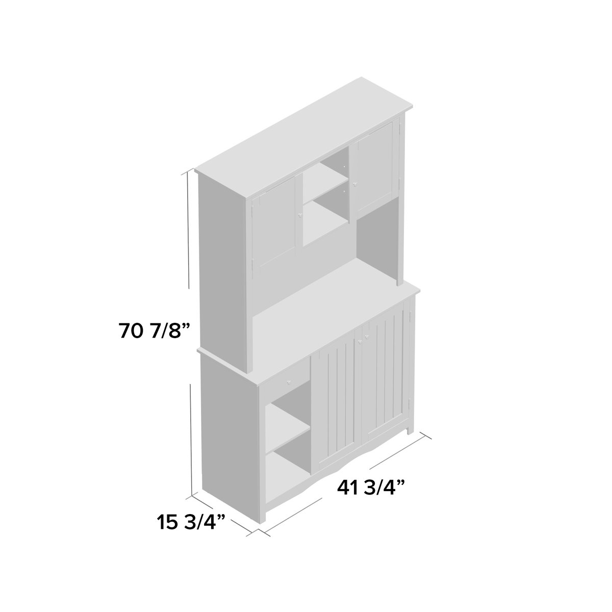 Lark Manor Dowdle Dining Hutch & Reviews Wayfair